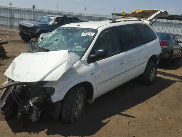 2A8GP54L17R316611 - 2007 CHRYSLER TOWN & COU WHITE photo 2