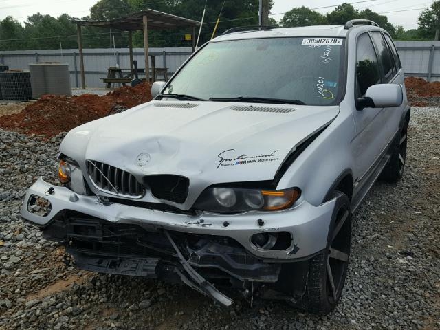 5UXFA93506LE84201 - 2006 BMW X5 4.8IS SILVER photo 2