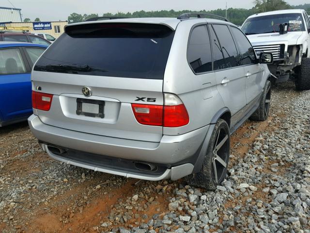 5UXFA93506LE84201 - 2006 BMW X5 4.8IS SILVER photo 4