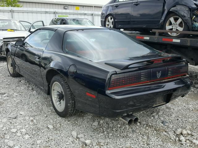 1G2FW21F7HL229474 - 1987 PONTIAC FIREBIRD T BLACK photo 3