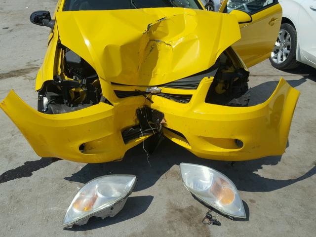 1G1AM18B967740823 - 2006 CHEVROLET COBALT SS YELLOW photo 7