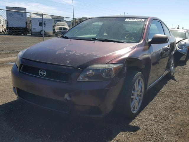JTKDE177370146441 - 2007 TOYOTA SCION TC 勃艮第红 照片 2