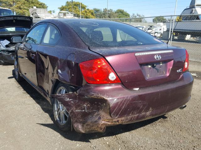 JTKDE177370146441 - 2007 TOYOTA SCION TC BURGUNDY photo 3