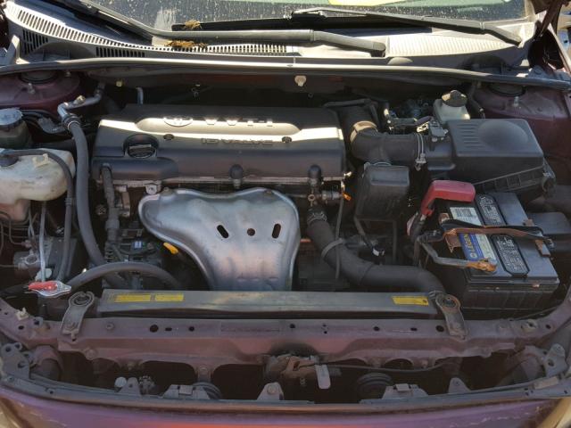 JTKDE177370146441 - 2007 TOYOTA SCION TC 勃艮第红 照片 7