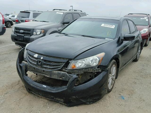 1HGCP2F71CA190920 - 2012 HONDA ACCORD EX BLACK photo 2