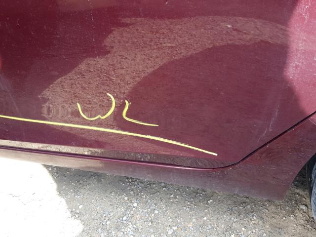 1G11C5SL3FF254736 - 2015 CHEVROLET MALIBU 1LT მუქწითელი ფოტო 9