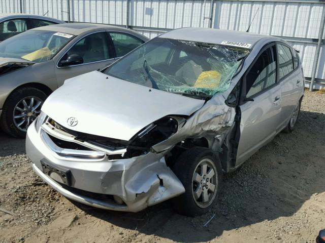 JTDKB20U483405290 - 2008 TOYOTA PRIUS SILVER photo 2