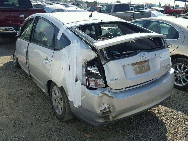 JTDKB20U483405290 - 2008 TOYOTA PRIUS SILVER photo 3