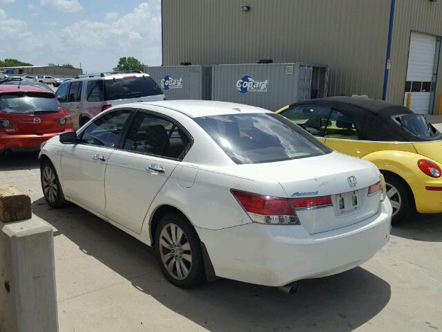 1HGCP3F81CA023729 - 2012 HONDA ACCORD EXL WHITE photo 3