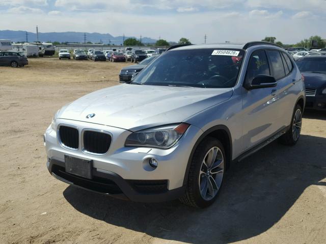 WBAVM5C57DVV89553 - 2013 BMW X1 XDRIVE3 SILVER photo 2
