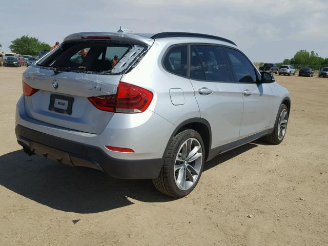 WBAVM5C57DVV89553 - 2013 BMW X1 XDRIVE3 SILVER photo 4