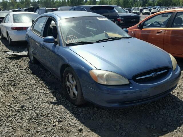 1FAHP53U52G181493 - 2002 FORD TAURUS SE BLUE photo 1