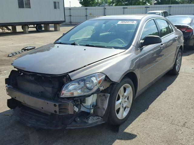 1G1ZB5E14BF217012 - 2011 CHEVROLET MALIBU LS ყავისფერი ფოტო 2