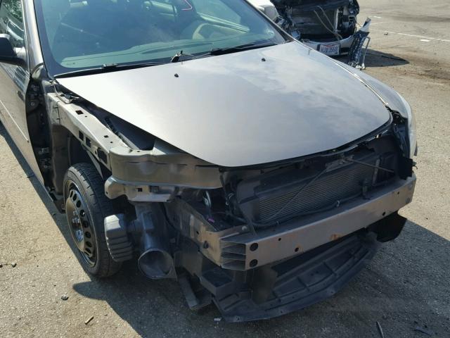 1G1ZB5E14BF217012 - 2011 CHEVROLET MALIBU LS ყავისფერი ფოტო 9