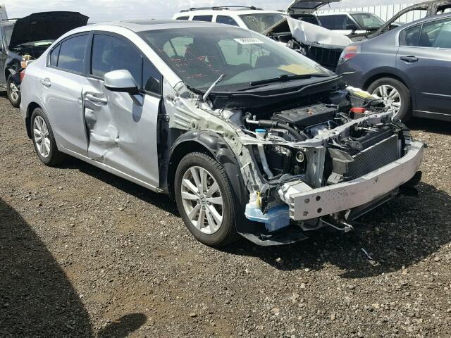 19XFB2F84CE047945 - 2012 HONDA CIVIC EX SILVER photo 1