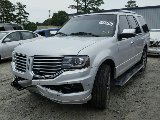5LMJJ2HT0FEJ04794 - 2015 LINCOLN NAVIGATOR SILVER photo 2
