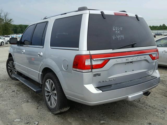 5LMJJ2HT0FEJ04794 - 2015 LINCOLN NAVIGATOR SILVER photo 3