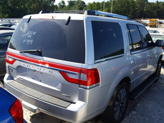 5LMJJ2HT0FEJ04794 - 2015 LINCOLN NAVIGATOR SILVER photo 4