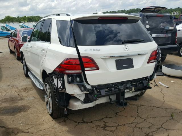 4JGDA5JB9JB006649 - 2018 MERCEDES-BENZ GLE 350 WHITE photo 3