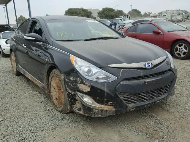 KMHEC4A44DA087919 - 2013 HYUNDAI SONATA HYB BLACK photo 1