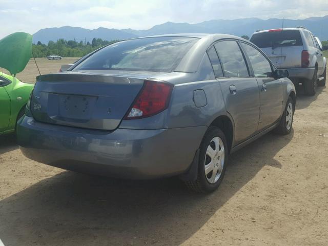 1G8AJ52F94Z160664 - 2004 SATURN ION LEVEL GRAY photo 4