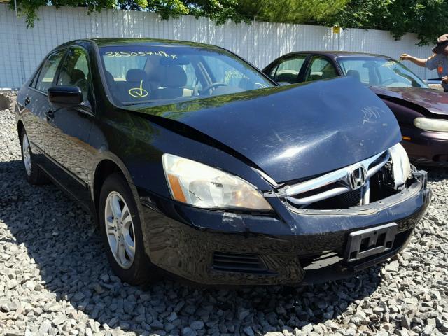 1HGCM56307A173541 - 2007 HONDA ACCORD SE BLACK photo 1