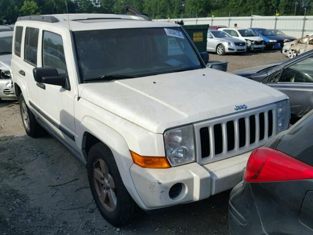 1J8HG48K66C239046 - 2006 JEEP COMMANDER WHITE photo 1