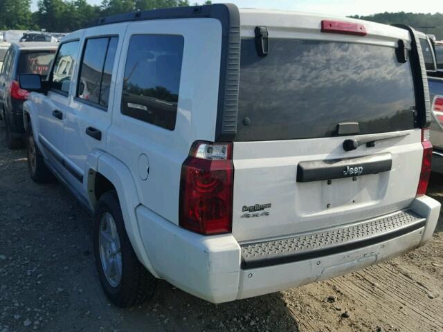 1J8HG48K66C239046 - 2006 JEEP COMMANDER WHITE photo 3