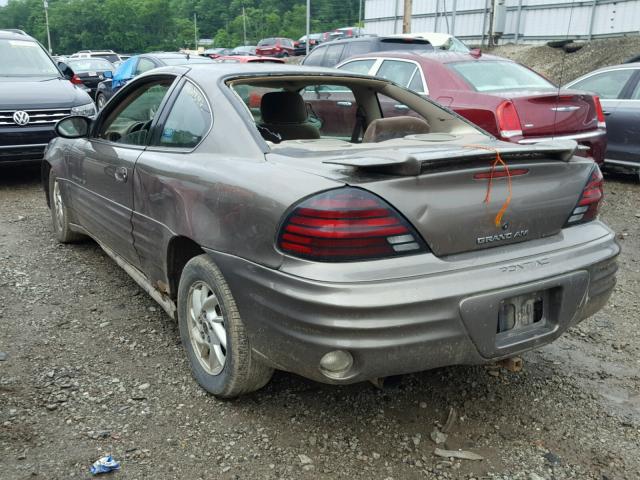 1G2NF12F22C168241 - 2002 PONTIAC GRAND AM S 米色 照片 3