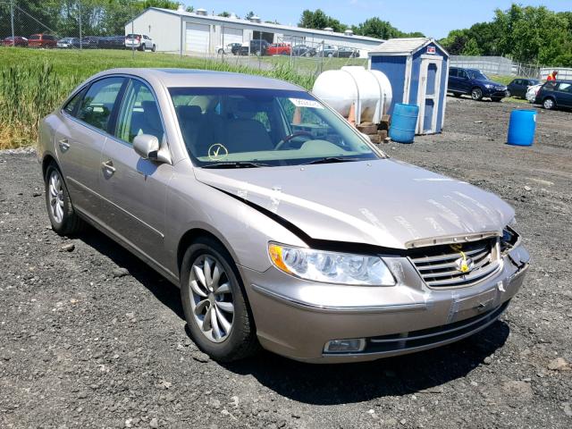 KMHFC46F07A204785 - 2007 HYUNDAI AZERA SE BEIGE photo 1