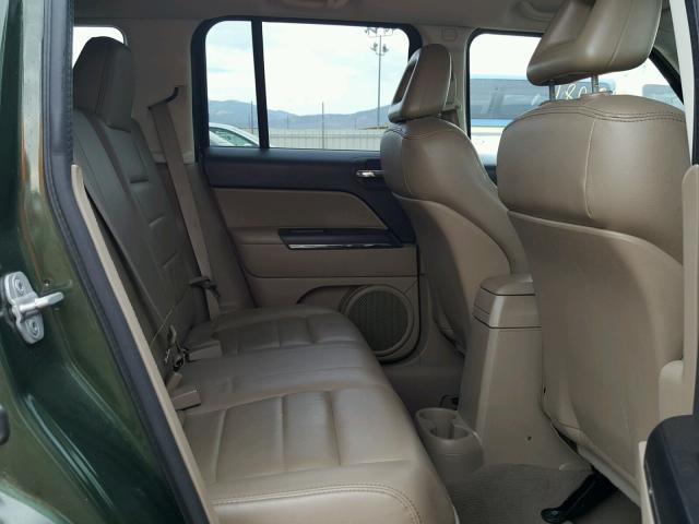 1J4FT48B69D156915 - 2009 JEEP PATRIOT LI GREEN photo 6