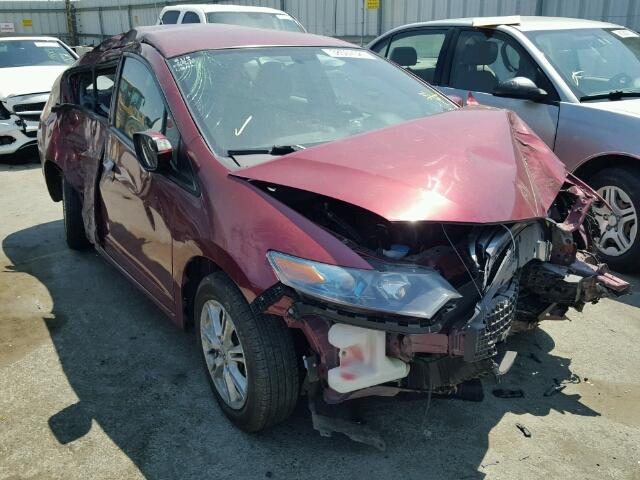 JHMZE2H79AS018989 - 2010 HONDA INSIGHT EX RED photo 1