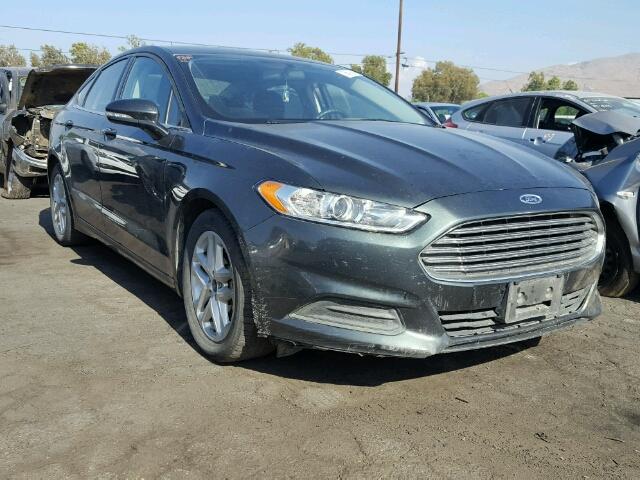 3FA6P0H76GR145289 - 2016 FORD FUSION SE GRAY photo 1