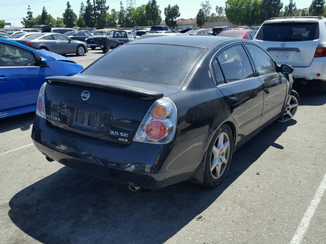 1N4BL11D44C125746 - 2004 NISSAN ALTIMA SE BLACK photo 4