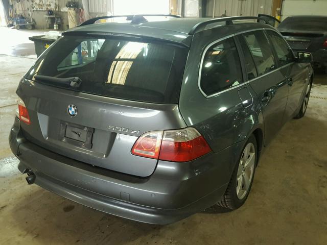 WBANN73506CN02695 - 2006 BMW 530 XIT GRAY photo 4