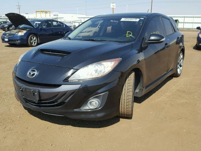 JM1BL1K48B1494711 - 2011 MAZDA SPEED 3 BLACK photo 2