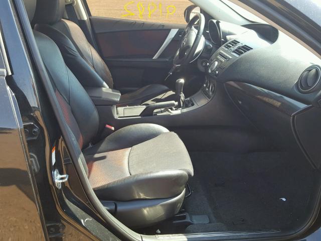 JM1BL1K48B1494711 - 2011 MAZDA SPEED 3 BLACK photo 5