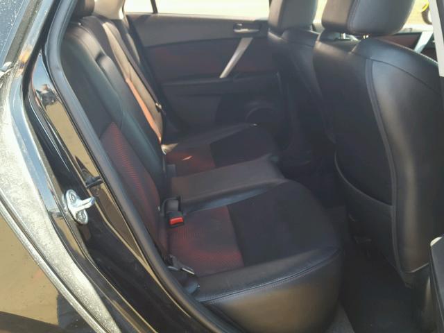 JM1BL1K48B1494711 - 2011 MAZDA SPEED 3 BLACK photo 6