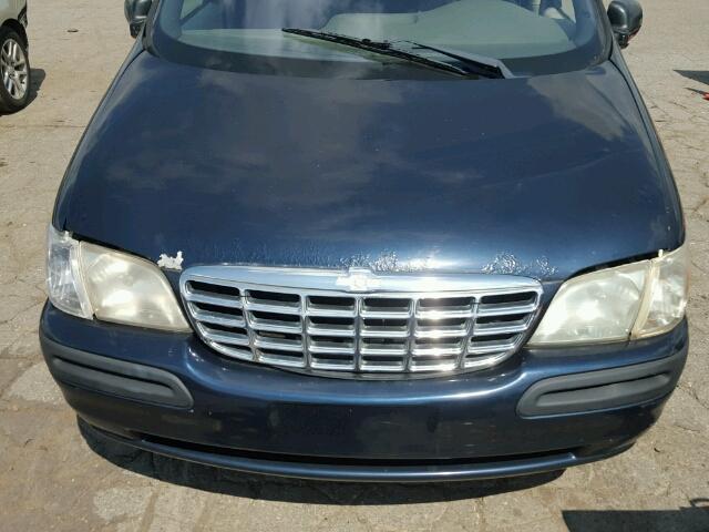 1GNDX03E2YD123511 - 2000 CHEVROLET VENTURE BLUE photo 7