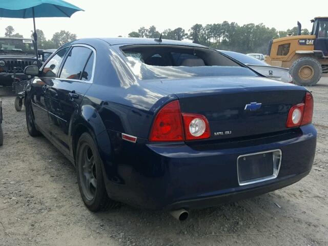1G1ZB5EB5AF230696 - 2010 CHEVROLET MALIBU LS Mavi foto 3