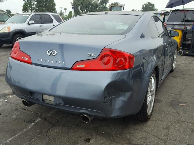 JNKCV54E76M704164 - 2006 INFINITI G35 BLUE photo 4