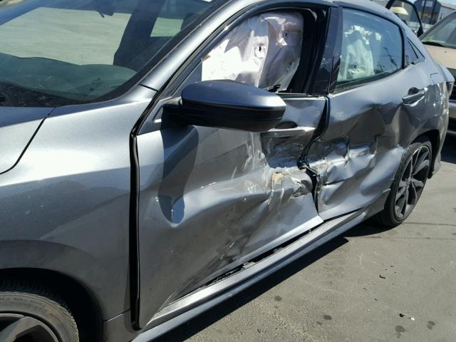 SHHFK7H47HU404509 - 2017 HONDA CIVIC SPOR CHARCOAL photo 9