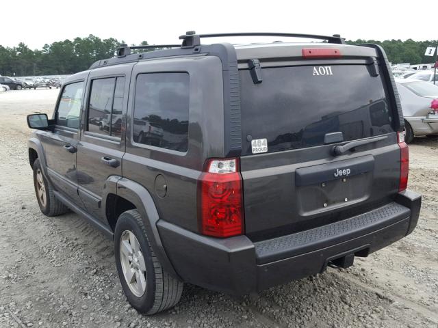 1J8HH48N16C367749 - 2006 JEEP COMMANDER GRAY photo 3