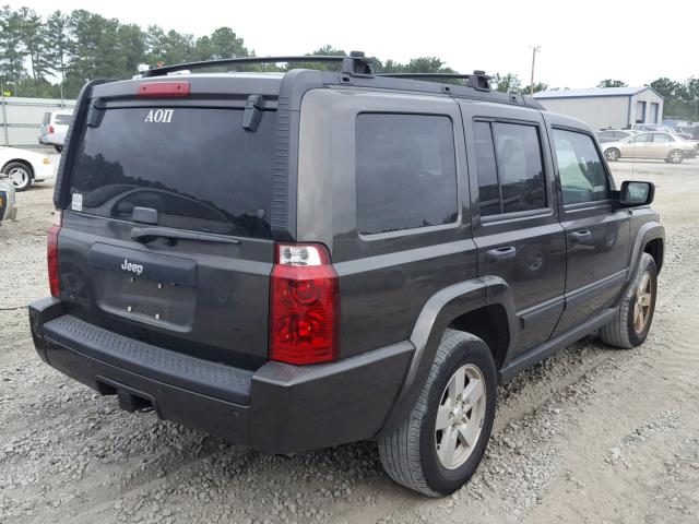 1J8HH48N16C367749 - 2006 JEEP COMMANDER GRAY photo 4