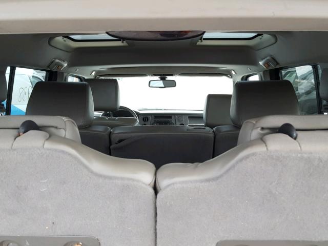 1J8HH48N16C367749 - 2006 JEEP COMMANDER GRAY photo 9