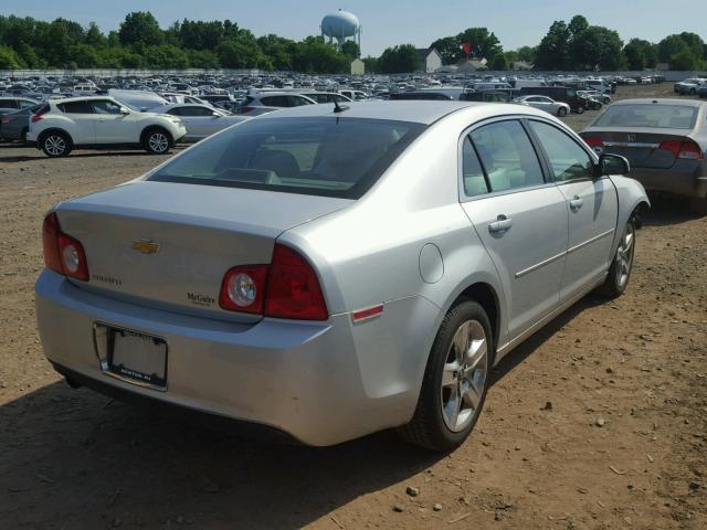 1G1ZC5EBXAF212899 - 2010 CHEVROLET MALIBU 1LT SILVER photo 4