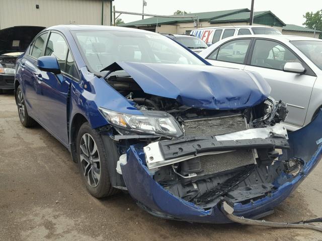 19XFB2F93DE071132 - 2013 HONDA CIVIC EXL 蓝色 照片 1