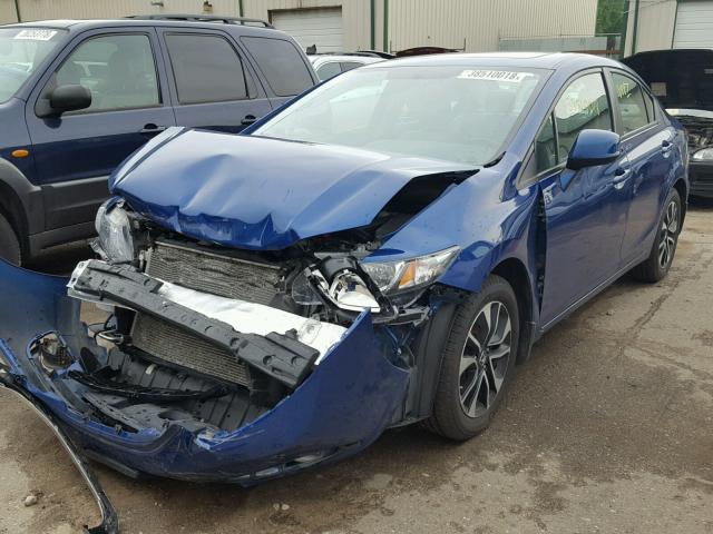 19XFB2F93DE071132 - 2013 HONDA CIVIC EXL 蓝色 照片 2