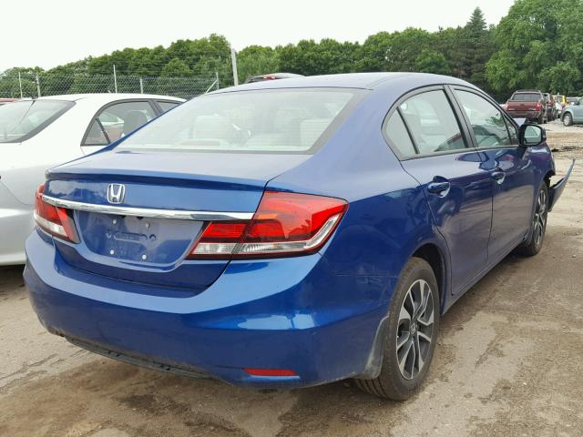 19XFB2F93DE071132 - 2013 HONDA CIVIC EXL 蓝色 照片 4