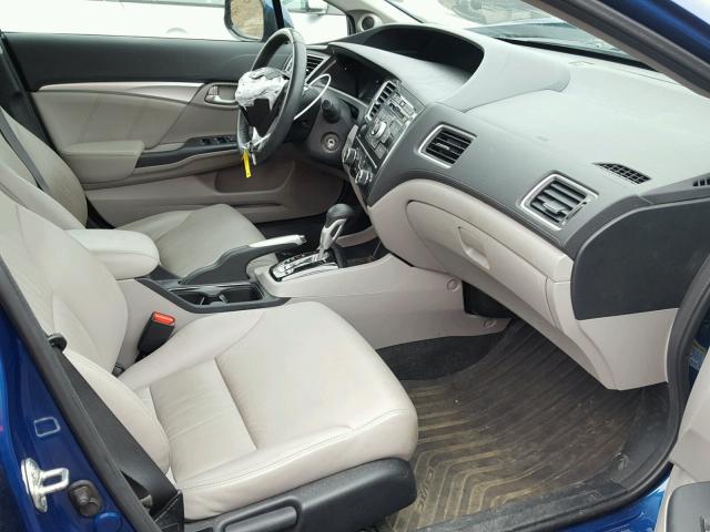 19XFB2F93DE071132 - 2013 HONDA CIVIC EXL 蓝色 照片 5